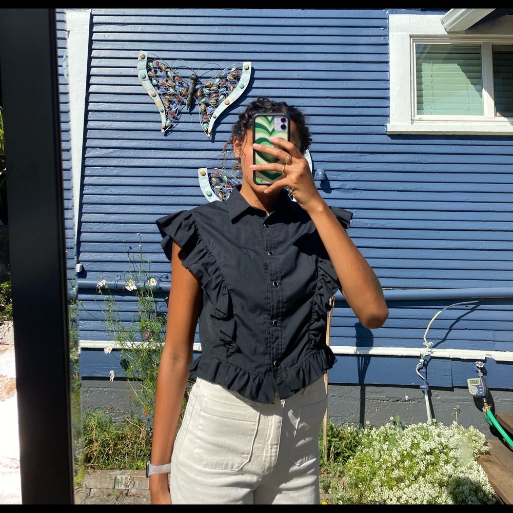 Black Ruffle Dress